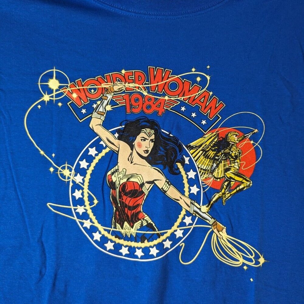 Loot Wear Mens Blue Wonder Woman 1984 Graphic Tshirt Short Sleeve Crew Neck 3XL - Picture 6 of 9